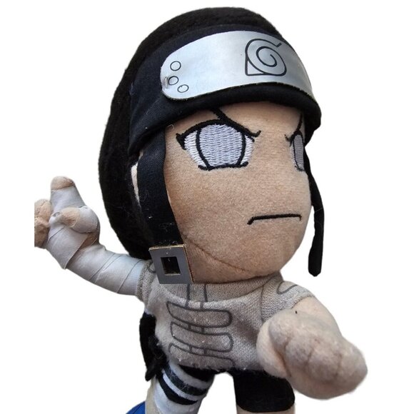 Naruto Banpresto Plush 2005 Hyuga Neji Posing Anime Figure Japan With Tag RARE - Picture 13 of 14